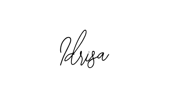 How to Draw Idrisa signature style? Bearetta-2O07w is a latest design signature styles for name Idrisa. Idrisa signature style 12 images and pictures png