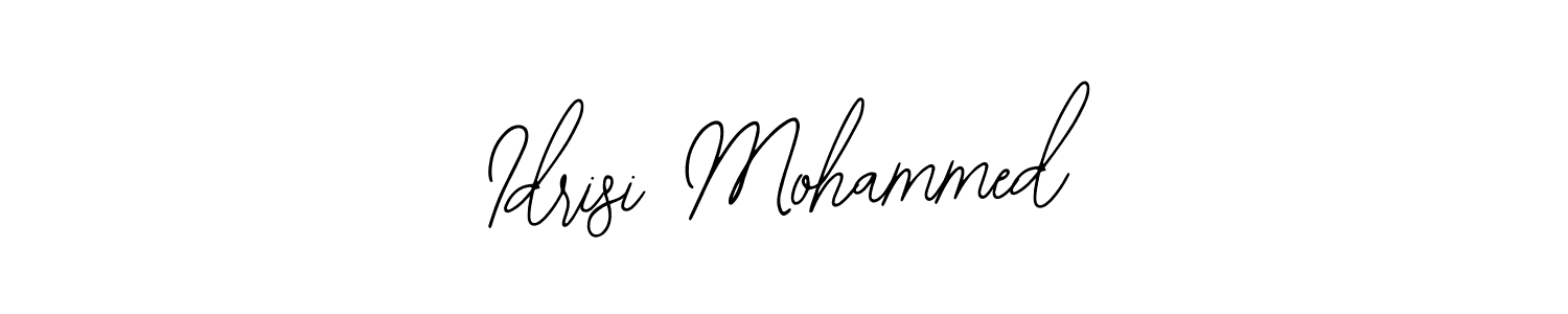 You should practise on your own different ways (Bearetta-2O07w) to write your name (Idrisi Mohammed) in signature. don't let someone else do it for you. Idrisi Mohammed signature style 12 images and pictures png