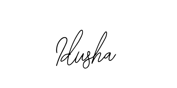 Create a beautiful signature design for name Idusha. With this signature (Bearetta-2O07w) fonts, you can make a handwritten signature for free. Idusha signature style 12 images and pictures png