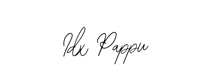 Design your own signature with our free online signature maker. With this signature software, you can create a handwritten (Bearetta-2O07w) signature for name Idx Pappu. Idx Pappu signature style 12 images and pictures png