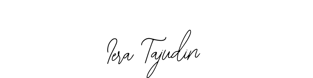 This is the best signature style for the Iera Tajudin name. Also you like these signature font (Bearetta-2O07w). Mix name signature. Iera Tajudin signature style 12 images and pictures png