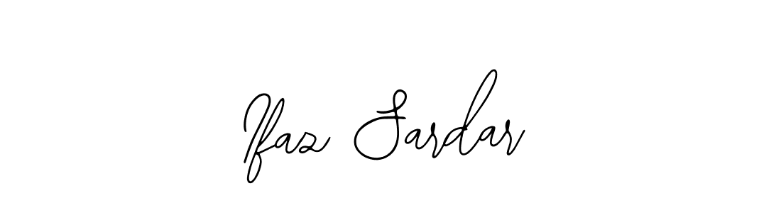 Design your own signature with our free online signature maker. With this signature software, you can create a handwritten (Bearetta-2O07w) signature for name Ifaz Sardar. Ifaz Sardar signature style 12 images and pictures png