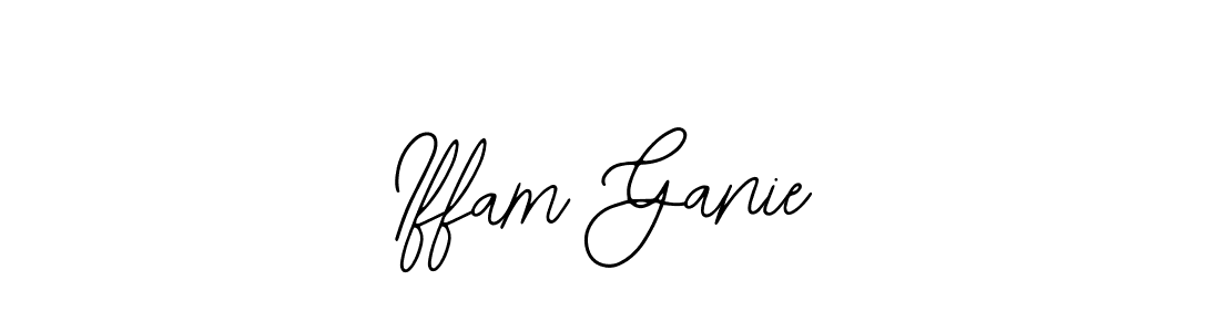 Bearetta-2O07w is a professional signature style that is perfect for those who want to add a touch of class to their signature. It is also a great choice for those who want to make their signature more unique. Get Iffam Ganie name to fancy signature for free. Iffam Ganie signature style 12 images and pictures png