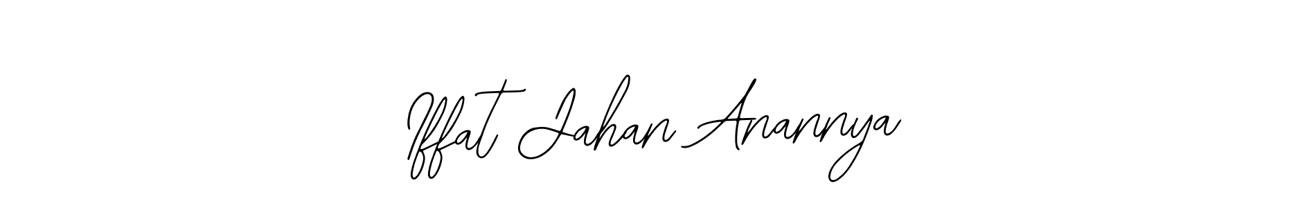 Make a beautiful signature design for name Iffat Jahan Anannya. Use this online signature maker to create a handwritten signature for free. Iffat Jahan Anannya signature style 12 images and pictures png