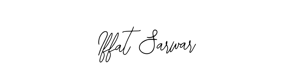 How to make Iffat Sarwar signature? Bearetta-2O07w is a professional autograph style. Create handwritten signature for Iffat Sarwar name. Iffat Sarwar signature style 12 images and pictures png