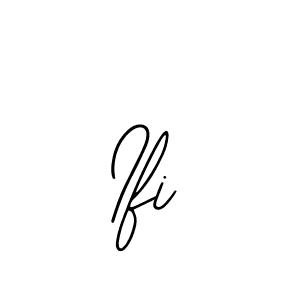 Use a signature maker to create a handwritten signature online. With this signature software, you can design (Bearetta-2O07w) your own signature for name Ifi. Ifi signature style 12 images and pictures png