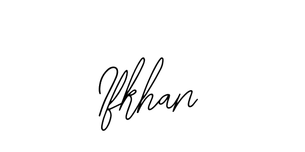 Similarly Bearetta-2O07w is the best handwritten signature design. Signature creator online .You can use it as an online autograph creator for name Ifkhan. Ifkhan signature style 12 images and pictures png