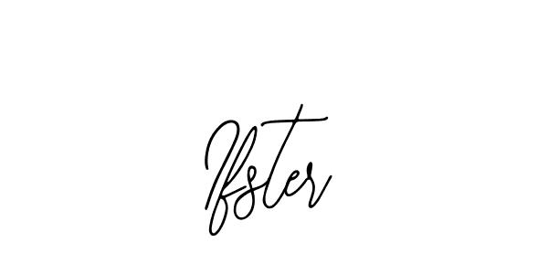 Use a signature maker to create a handwritten signature online. With this signature software, you can design (Bearetta-2O07w) your own signature for name Ifster. Ifster signature style 12 images and pictures png