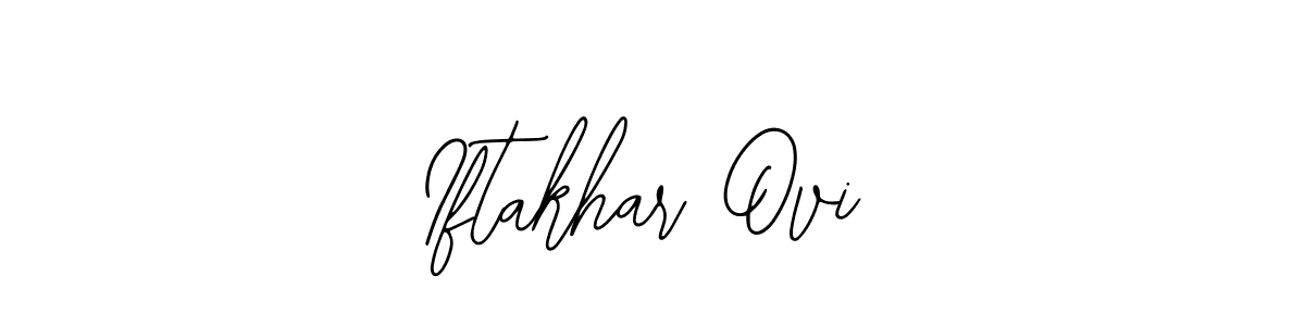 How to make Iftakhar Ovi name signature. Use Bearetta-2O07w style for creating short signs online. This is the latest handwritten sign. Iftakhar Ovi signature style 12 images and pictures png