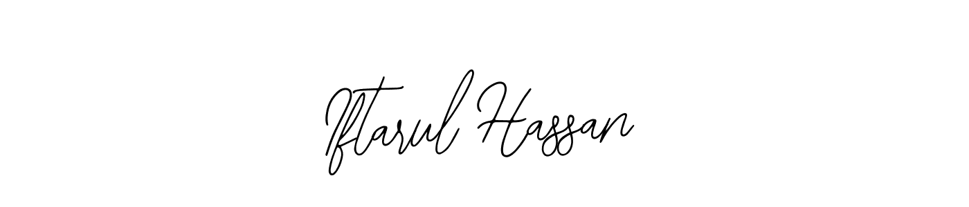 Make a beautiful signature design for name Iftarul Hassan. With this signature (Bearetta-2O07w) style, you can create a handwritten signature for free. Iftarul Hassan signature style 12 images and pictures png