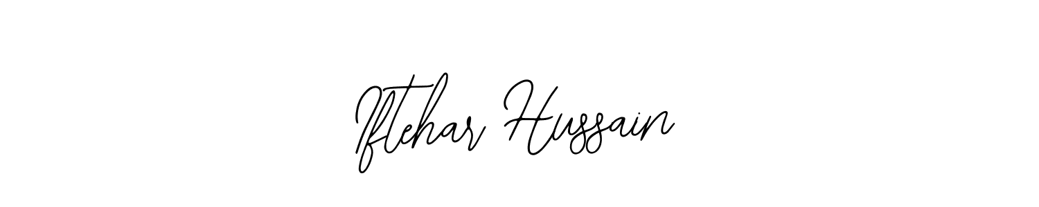 Use a signature maker to create a handwritten signature online. With this signature software, you can design (Bearetta-2O07w) your own signature for name Iftehar Hussain. Iftehar Hussain signature style 12 images and pictures png