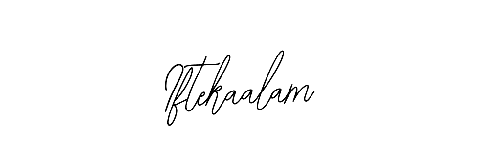 Make a beautiful signature design for name Iftekaalam. With this signature (Bearetta-2O07w) style, you can create a handwritten signature for free. Iftekaalam signature style 12 images and pictures png