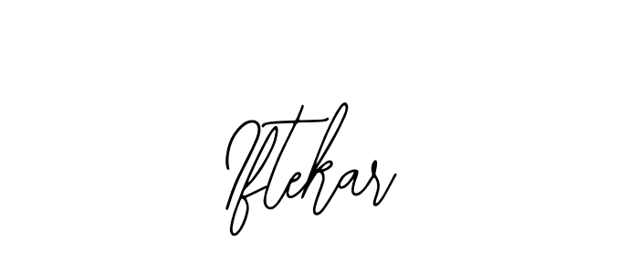 How to Draw Iftekar signature style? Bearetta-2O07w is a latest design signature styles for name Iftekar. Iftekar signature style 12 images and pictures png