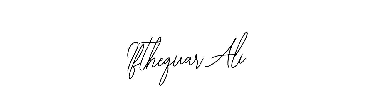 You should practise on your own different ways (Bearetta-2O07w) to write your name (Ifthequar Ali) in signature. don't let someone else do it for you. Ifthequar Ali signature style 12 images and pictures png