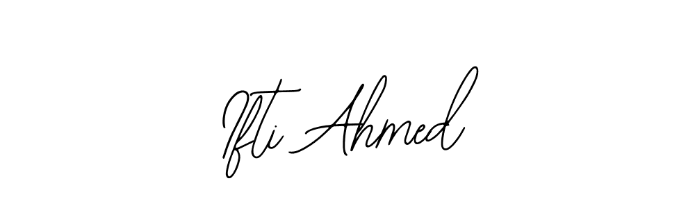 Also You can easily find your signature by using the search form. We will create Ifti Ahmed name handwritten signature images for you free of cost using Bearetta-2O07w sign style. Ifti Ahmed signature style 12 images and pictures png