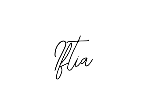Bearetta-2O07w is a professional signature style that is perfect for those who want to add a touch of class to their signature. It is also a great choice for those who want to make their signature more unique. Get Iftia name to fancy signature for free. Iftia signature style 12 images and pictures png