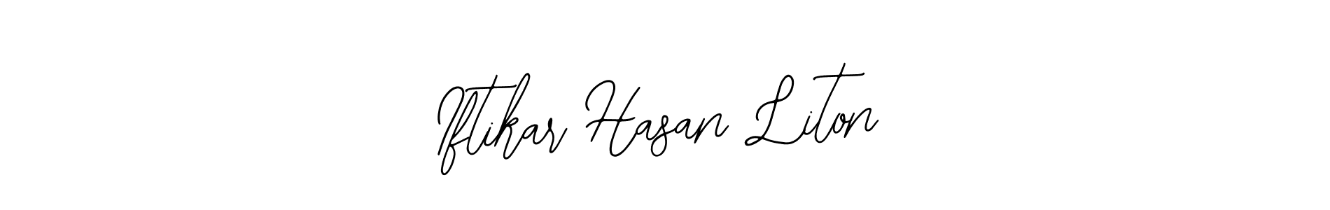 Iftikar Hasan Liton stylish signature style. Best Handwritten Sign (Bearetta-2O07w) for my name. Handwritten Signature Collection Ideas for my name Iftikar Hasan Liton. Iftikar Hasan Liton signature style 12 images and pictures png