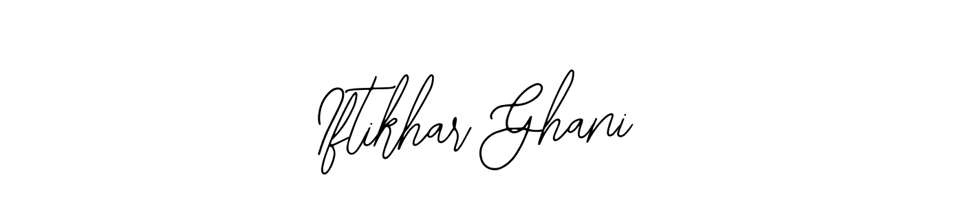 You should practise on your own different ways (Bearetta-2O07w) to write your name (Iftikhar Ghani) in signature. don't let someone else do it for you. Iftikhar Ghani signature style 12 images and pictures png
