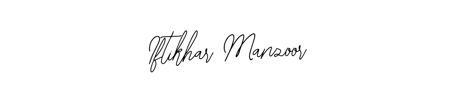 Use a signature maker to create a handwritten signature online. With this signature software, you can design (Bearetta-2O07w) your own signature for name Iftikhar Manzoor. Iftikhar Manzoor signature style 12 images and pictures png