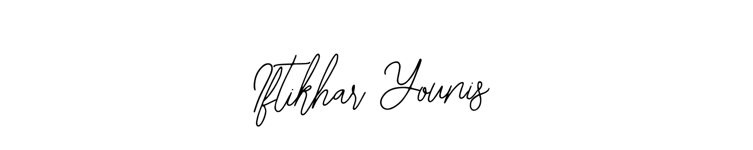 You should practise on your own different ways (Bearetta-2O07w) to write your name (Iftikhar Younis) in signature. don't let someone else do it for you. Iftikhar Younis signature style 12 images and pictures png