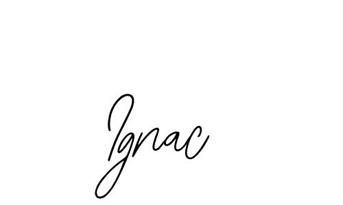 Make a beautiful signature design for name Ignac. With this signature (Bearetta-2O07w) style, you can create a handwritten signature for free. Ignac signature style 12 images and pictures png