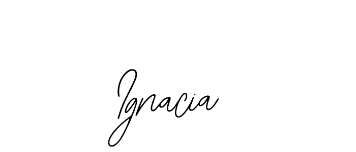 Design your own signature with our free online signature maker. With this signature software, you can create a handwritten (Bearetta-2O07w) signature for name Ignacia. Ignacia signature style 12 images and pictures png