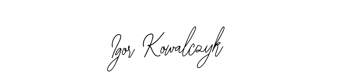 Igor Kowalczyk stylish signature style. Best Handwritten Sign (Bearetta-2O07w) for my name. Handwritten Signature Collection Ideas for my name Igor Kowalczyk. Igor Kowalczyk signature style 12 images and pictures png