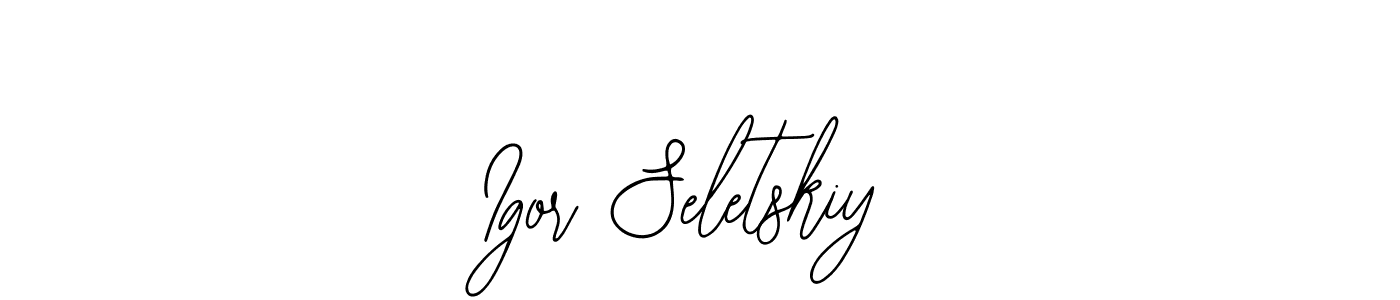 How to Draw Igor Seletskiy signature style? Bearetta-2O07w is a latest design signature styles for name Igor Seletskiy. Igor Seletskiy signature style 12 images and pictures png