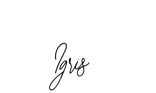 Design your own signature with our free online signature maker. With this signature software, you can create a handwritten (Bearetta-2O07w) signature for name Igris. Igris signature style 12 images and pictures png