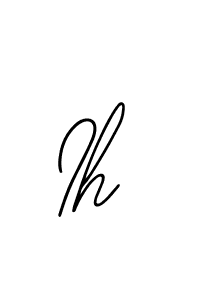 You should practise on your own different ways (Bearetta-2O07w) to write your name (Ih) in signature. don't let someone else do it for you. Ih signature style 12 images and pictures png