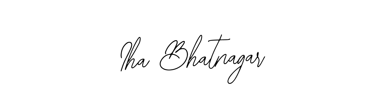 Here are the top 10 professional signature styles for the name Iha Bhatnagar. These are the best autograph styles you can use for your name. Iha Bhatnagar signature style 12 images and pictures png