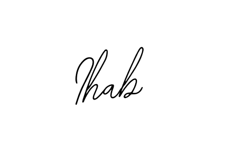 Ihab  stylish signature style. Best Handwritten Sign (Bearetta-2O07w) for my name. Handwritten Signature Collection Ideas for my name Ihab . Ihab  signature style 12 images and pictures png