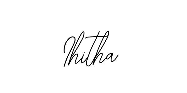 Ihitha stylish signature style. Best Handwritten Sign (Bearetta-2O07w) for my name. Handwritten Signature Collection Ideas for my name Ihitha. Ihitha signature style 12 images and pictures png