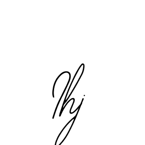 Use a signature maker to create a handwritten signature online. With this signature software, you can design (Bearetta-2O07w) your own signature for name Ihj. Ihj signature style 12 images and pictures png