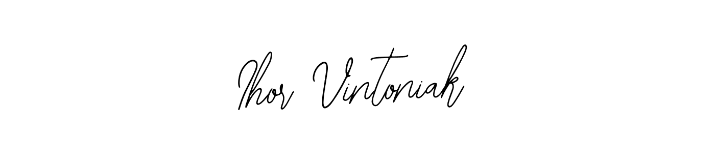 Design your own signature with our free online signature maker. With this signature software, you can create a handwritten (Bearetta-2O07w) signature for name Ihor Vintoniak. Ihor Vintoniak signature style 12 images and pictures png