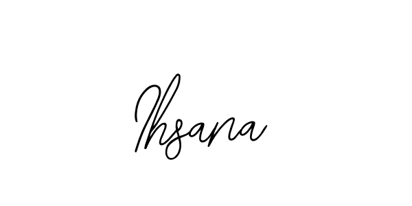 Also You can easily find your signature by using the search form. We will create Ihsana name handwritten signature images for you free of cost using Bearetta-2O07w sign style. Ihsana signature style 12 images and pictures png