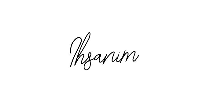 Create a beautiful signature design for name Ihsanim. With this signature (Bearetta-2O07w) fonts, you can make a handwritten signature for free. Ihsanim signature style 12 images and pictures png