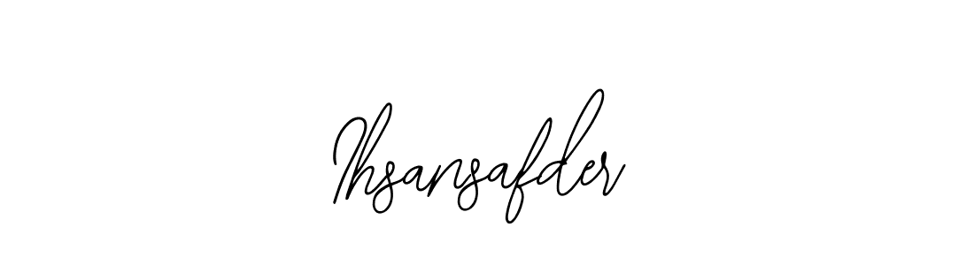 if you are searching for the best signature style for your name Ihsansafder. so please give up your signature search. here we have designed multiple signature styles  using Bearetta-2O07w. Ihsansafder signature style 12 images and pictures png