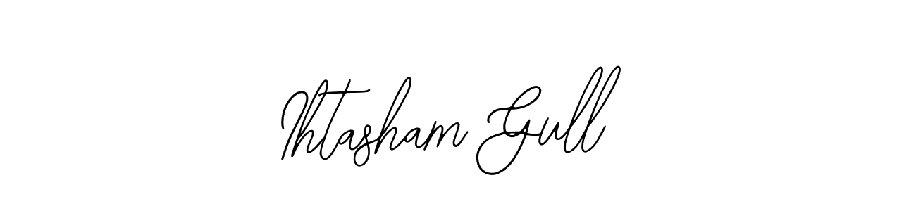 You can use this online signature creator to create a handwritten signature for the name Ihtasham Gull. This is the best online autograph maker. Ihtasham Gull signature style 12 images and pictures png