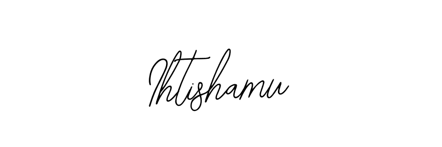 Ihtishamu stylish signature style. Best Handwritten Sign (Bearetta-2O07w) for my name. Handwritten Signature Collection Ideas for my name Ihtishamu. Ihtishamu signature style 12 images and pictures png