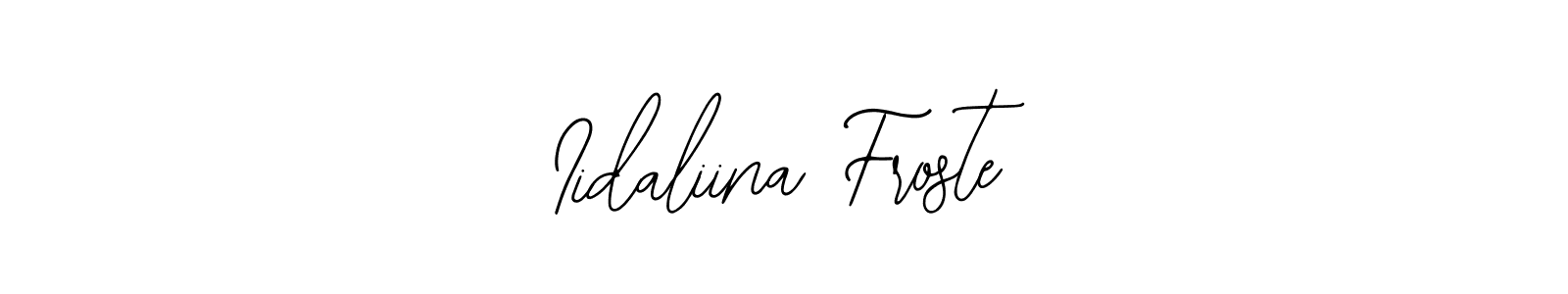 You should practise on your own different ways (Bearetta-2O07w) to write your name (Iidaliina Froste) in signature. don't let someone else do it for you. Iidaliina Froste signature style 12 images and pictures png