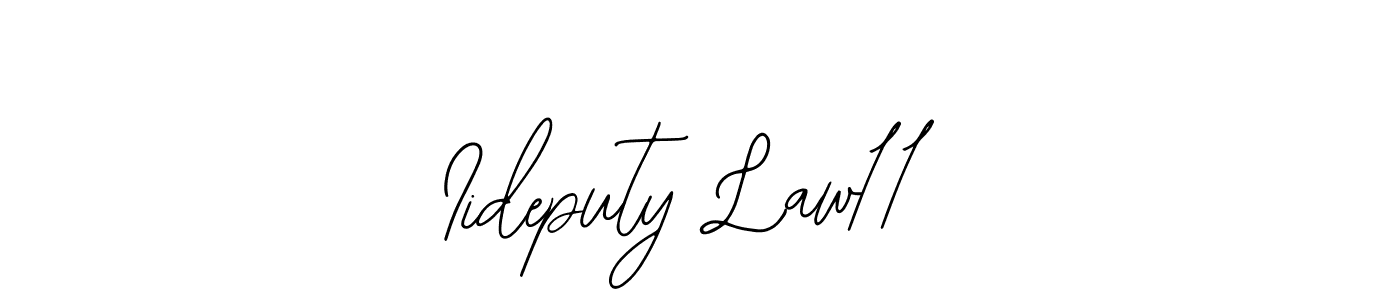 Design your own signature with our free online signature maker. With this signature software, you can create a handwritten (Bearetta-2O07w) signature for name Iideputy Law11. Iideputy Law11 signature style 12 images and pictures png