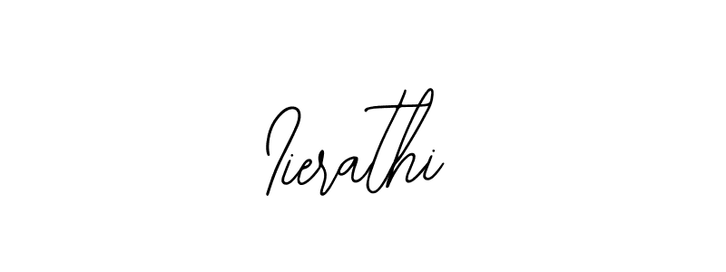 Use a signature maker to create a handwritten signature online. With this signature software, you can design (Bearetta-2O07w) your own signature for name Iierathi. Iierathi signature style 12 images and pictures png