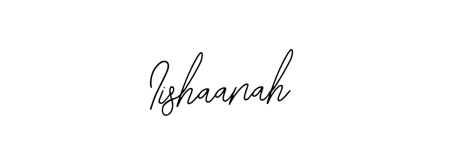 How to make Iishaanah name signature. Use Bearetta-2O07w style for creating short signs online. This is the latest handwritten sign. Iishaanah signature style 12 images and pictures png