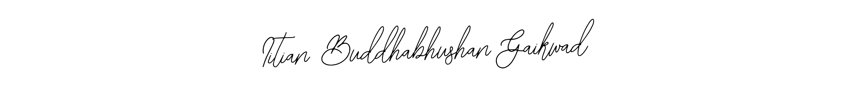 Make a beautiful signature design for name Iitian Buddhabhushan Gaikwad. Use this online signature maker to create a handwritten signature for free. Iitian Buddhabhushan Gaikwad signature style 12 images and pictures png