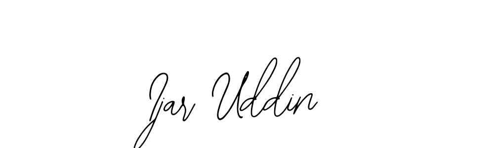 How to Draw Ijar Uddin signature style? Bearetta-2O07w is a latest design signature styles for name Ijar Uddin. Ijar Uddin signature style 12 images and pictures png