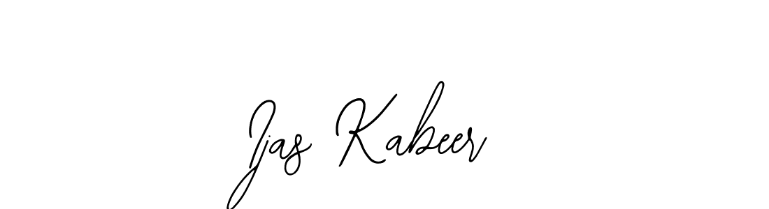 Design your own signature with our free online signature maker. With this signature software, you can create a handwritten (Bearetta-2O07w) signature for name Ijas Kabeer. Ijas Kabeer signature style 12 images and pictures png