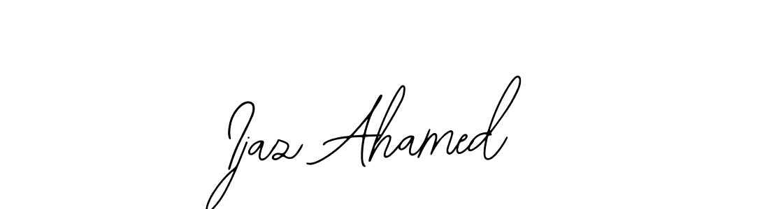 How to make Ijaz Ahamed name signature. Use Bearetta-2O07w style for creating short signs online. This is the latest handwritten sign. Ijaz Ahamed signature style 12 images and pictures png