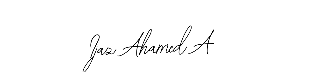 Make a beautiful signature design for name Ijaz Ahamed A. Use this online signature maker to create a handwritten signature for free. Ijaz Ahamed A signature style 12 images and pictures png