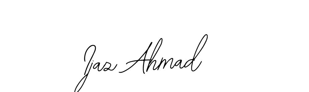 This is the best signature style for the Ijaz Ahmad name. Also you like these signature font (Bearetta-2O07w). Mix name signature. Ijaz Ahmad signature style 12 images and pictures png